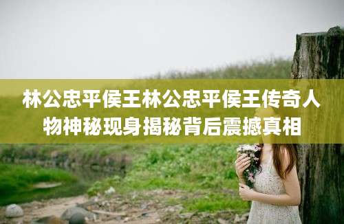 林公忠平侯王林公忠平侯王传奇人物神秘现身揭秘背后震撼真相