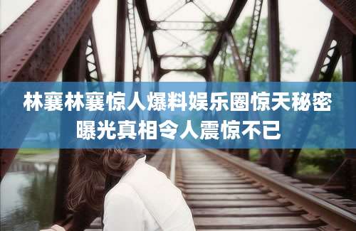 林襄林襄惊人爆料娱乐圈惊天秘密曝光真相令人震惊不已