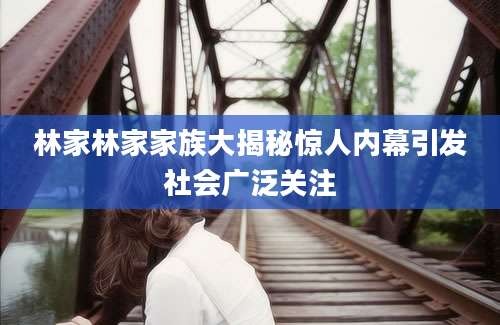 林家林家家族大揭秘惊人内幕引发社会广泛关注