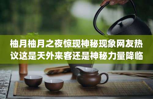 柚月柚月之夜惊现神秘现象网友热议这是天外来客还是神秘力量降临