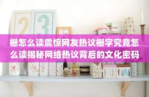 栅怎么读震惊网友热议栅字究竟怎么读揭秘网络热议背后的文化密码