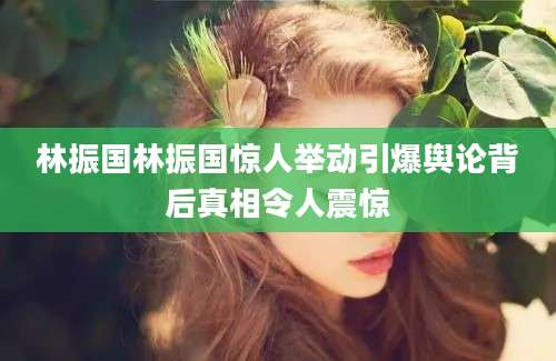 林振国林振国惊人举动引爆舆论背后真相令人震惊