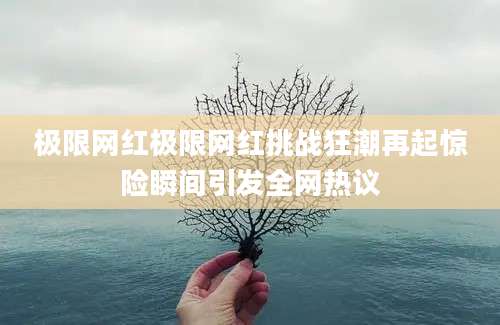 极限网红极限网红挑战狂潮再起惊险瞬间引发全网热议