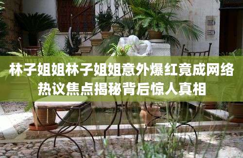 林子姐姐林子姐姐意外爆红竟成网络热议焦点揭秘背后惊人真相