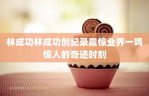 林成功林成功创纪录震惊业界一鸣惊人的奇迹时刻