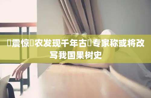 栆震惊栆农发现千年古栆专家称或将改写我国果树史