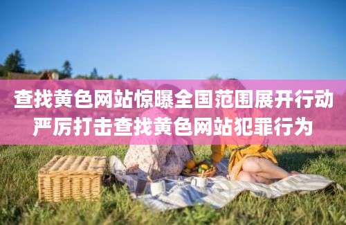 查找黄色网站惊曝全国范围展开行动严厉打击查找黄色网站犯罪行为