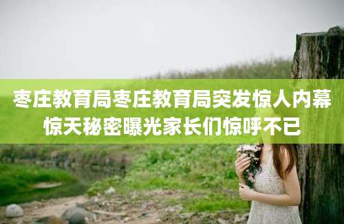 枣庄教育局枣庄教育局突发惊人内幕惊天秘密曝光家长们惊呼不已