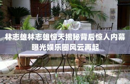 林志雄林志雄惊天揭秘背后惊人内幕曝光娱乐圈风云再起